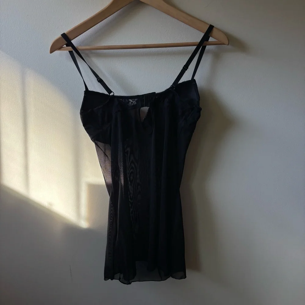 N/A black sheer
